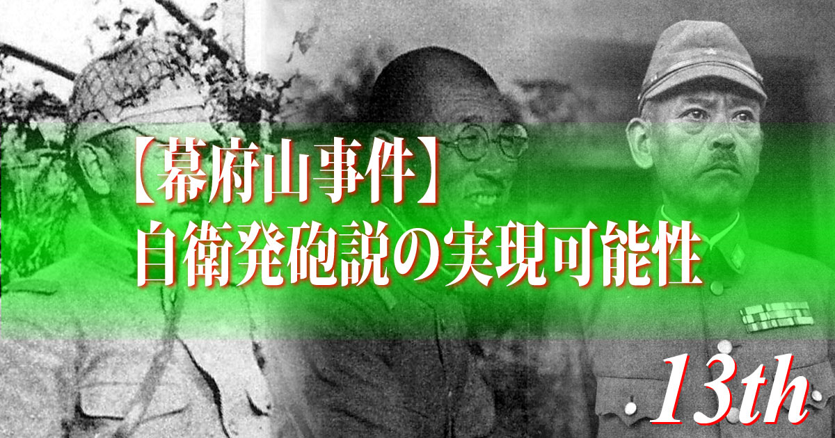 【経歴】自衛発砲説の実現可能性